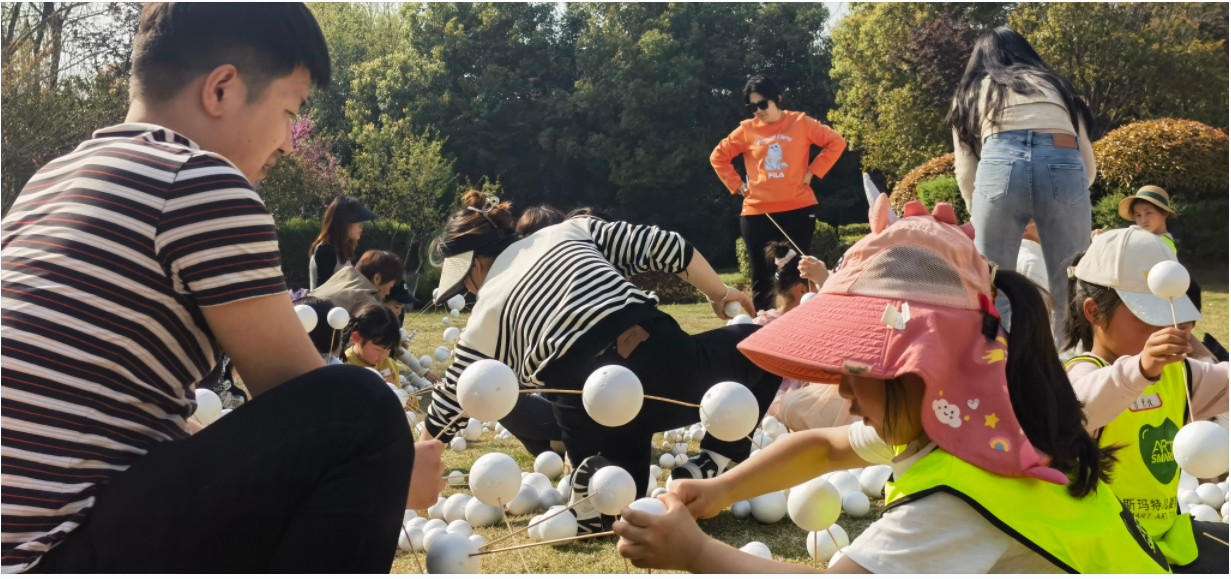少儿美术户外活动——分子结构探索之旅